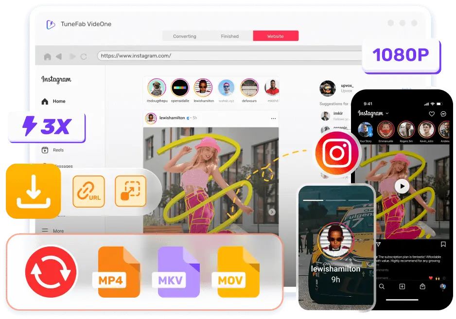 TuneFab VideOne Instagram Converter
