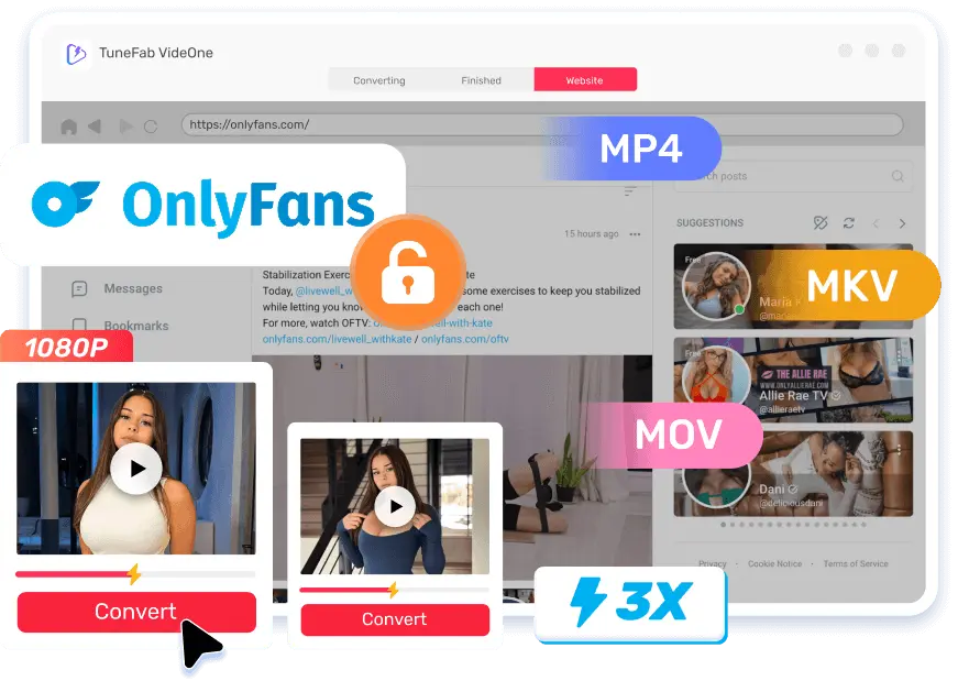 TuneFab VideOne OnlyFans Downloader Hero Image