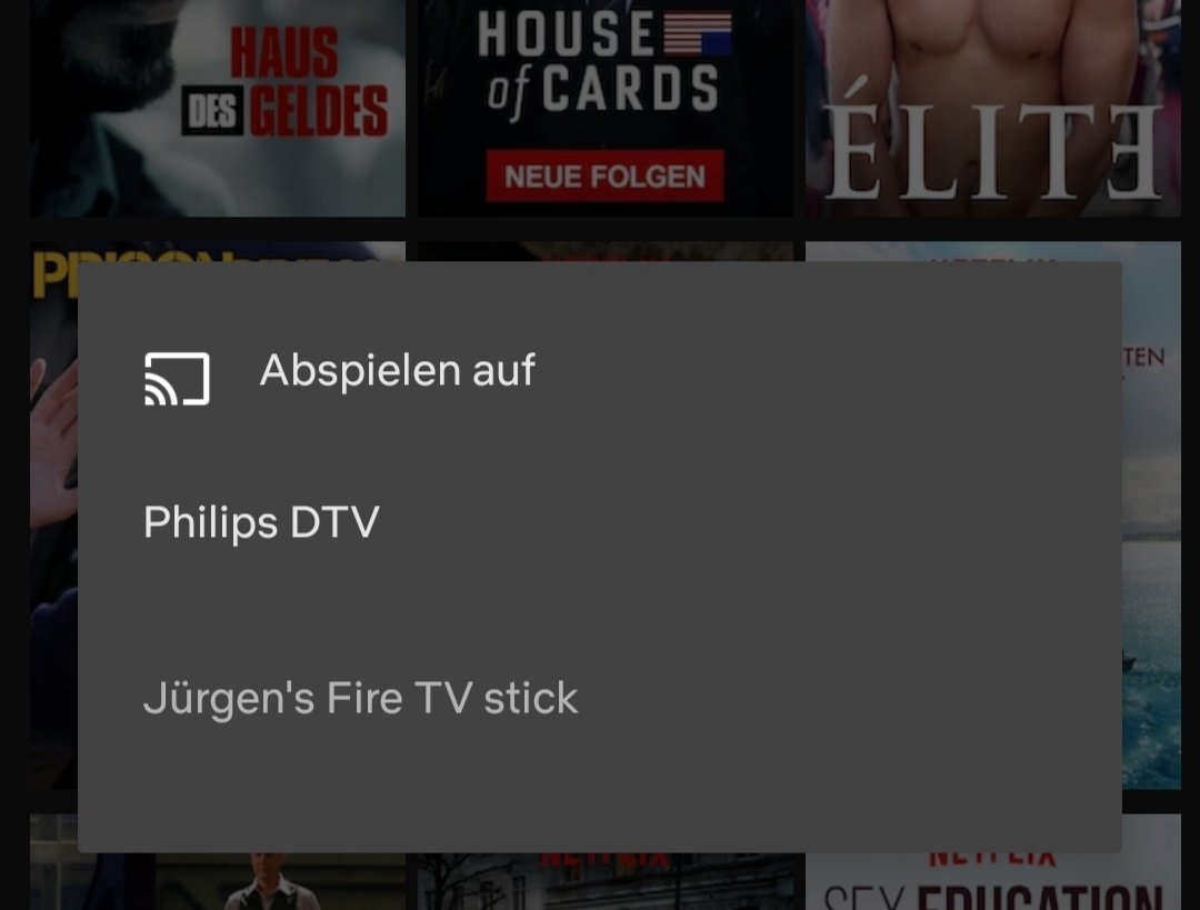 Amazon Prime Video auf TV über drahtlose Bildschirmspiegelung ansehen