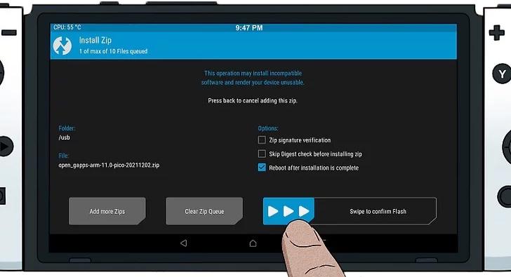 Android System auf Switch installieren