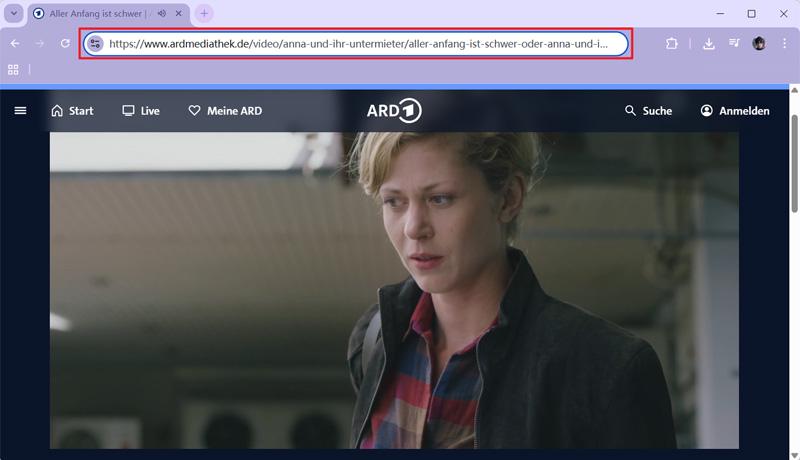 ARD Mediathek Video Link kopieren
