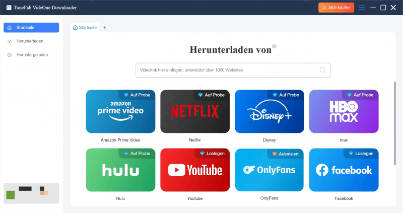 Select YouTube as the Video Streaming Service