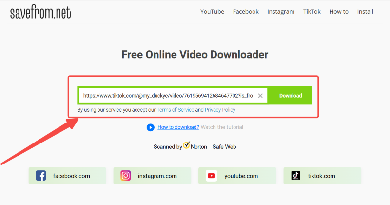 Den Download starten