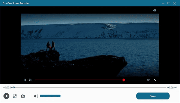 Die Aufnahme beenden