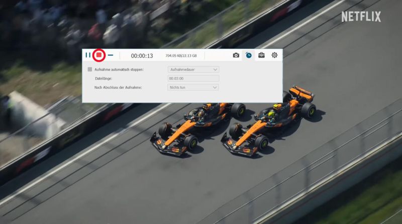 Die Aufnahme von Netflix stoppen bei FonePaw