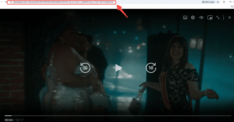 Die URL von Filmen holen