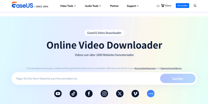 EaseUs Online Video Downloader