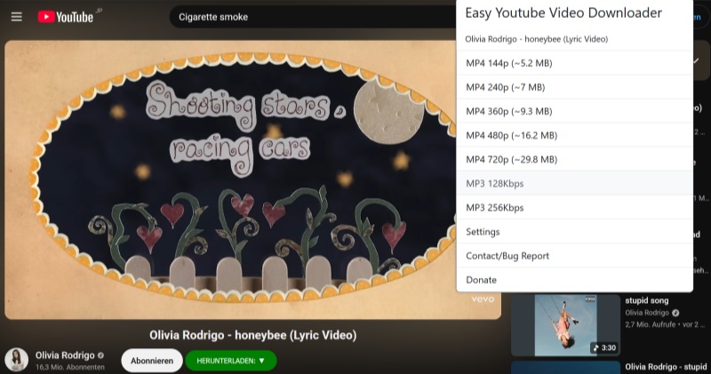 Easy YouTube Video Downloader Express Firefox