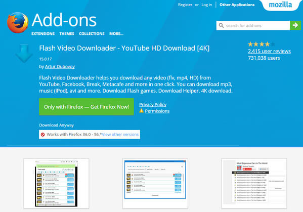 Flash Video Downloader Firefox