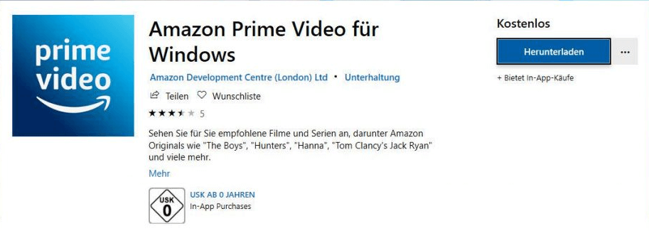Gerätekompatibilität bei Amazon Prime