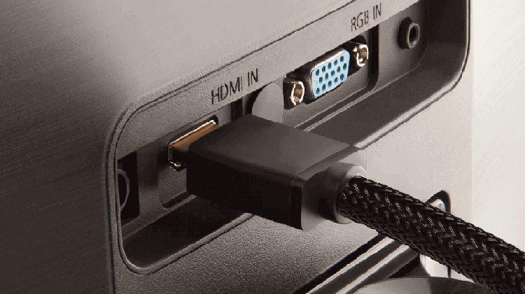HDMI-Eingang auf dem TV