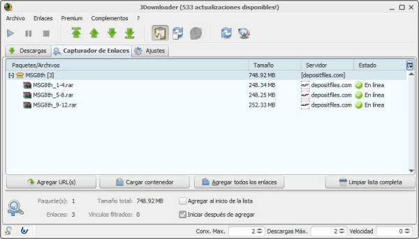 JDownloader