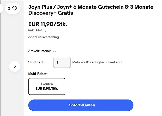 Joyn Plus 6 Monate Gutschein