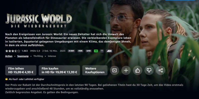 Jurassic World: Die Wiedergeburt