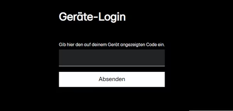 Login-Code erneut erzeugen