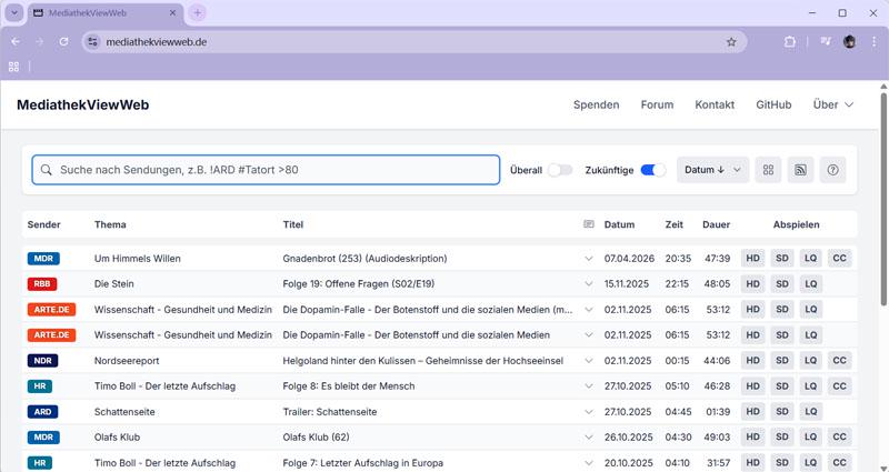MediathekViewWeb