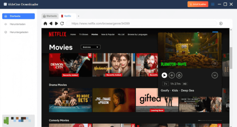 Nach Netflix-Filmen suchen