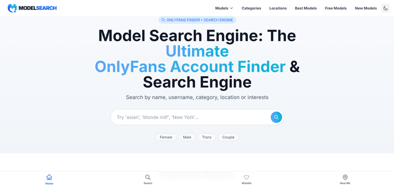 OnlyFans Finder Model Search Engine