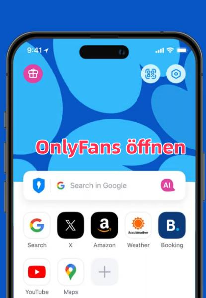 OnlyFans im integrierten Browser öffnen