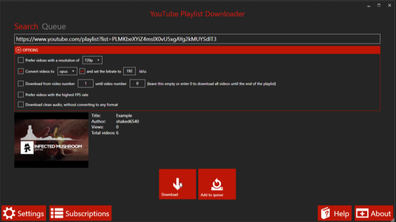 Open-Source YouTube Playlist Downloader