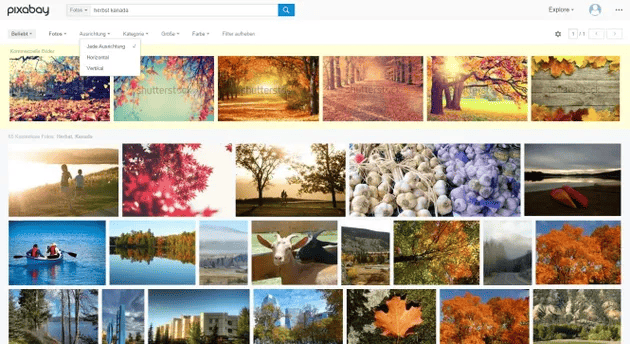 Pixabay kostenlose Videos Site