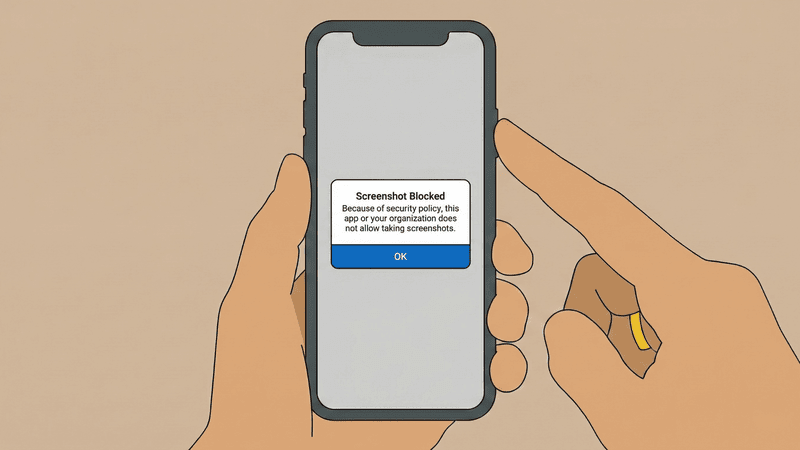 Popup-Fenster von FLAG_SECURE
