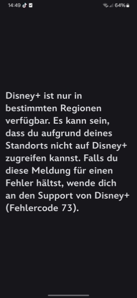 Regionale Einschränkungen bei Disney+ Downloads