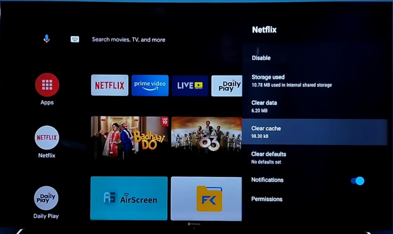 RTL+ App-Cache löschen