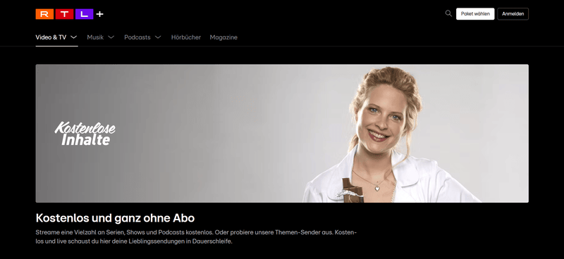 RTL+ kostenlos ohne Abo schauen
