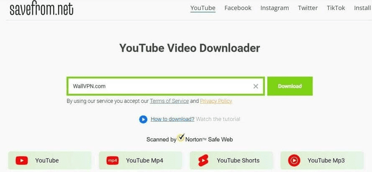 SaveFrom YouTube Downloader