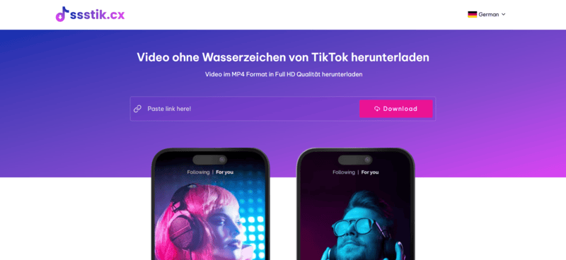 SSSTikTok Online Video Downloader