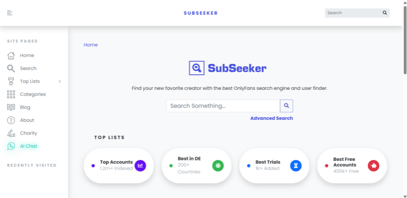 SubSeeker OnlyFans Finder