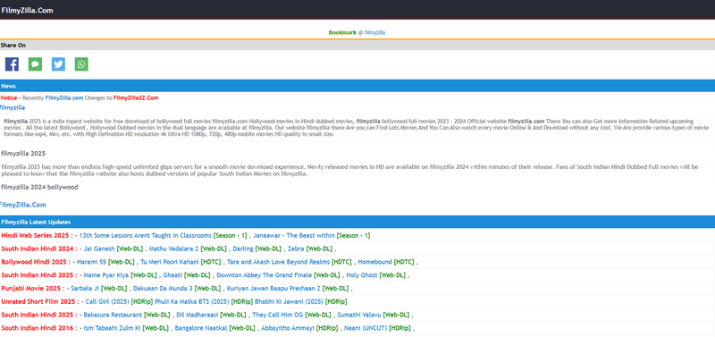 Tamil Film Download Website 1Filmyzilla