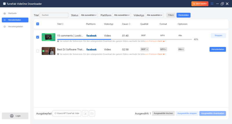 Download Facebook Videos to MP4