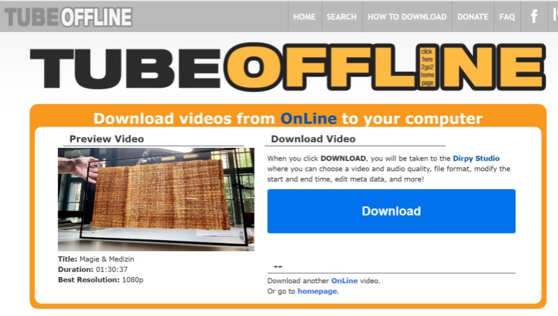 TubeOffline ARTE-Video-Downloader