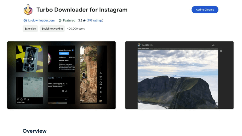 Turbo Downloader Chrome Erweiterung