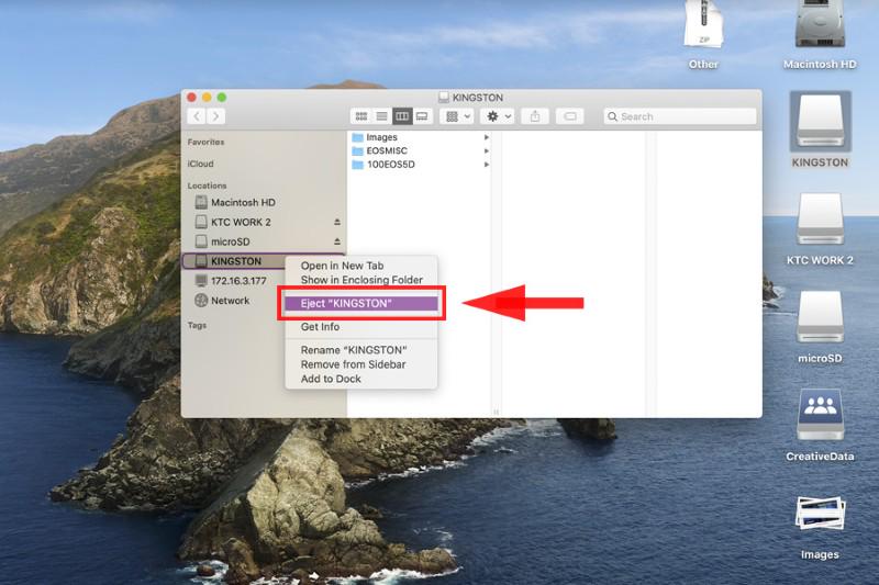 USB-Stick vom Mac auswerfen
