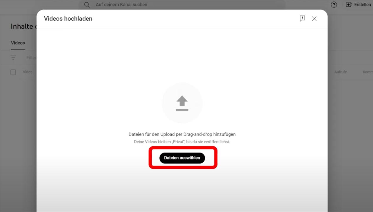 Amazon Prime Video auf YouTube hochladen