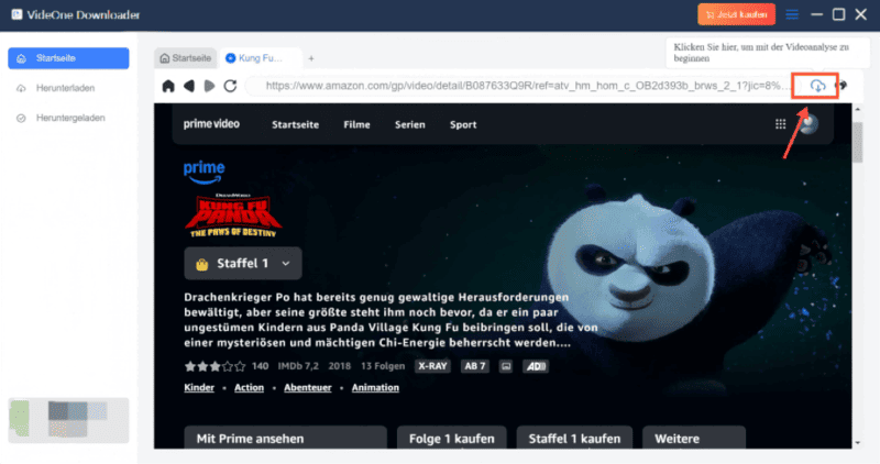 Videoanalyse beginnen