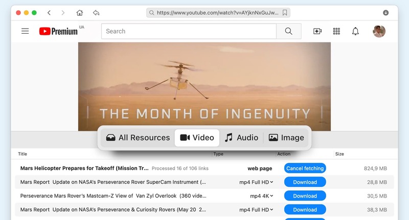VideoDuke Safari YouTube Video Downloader für Mac