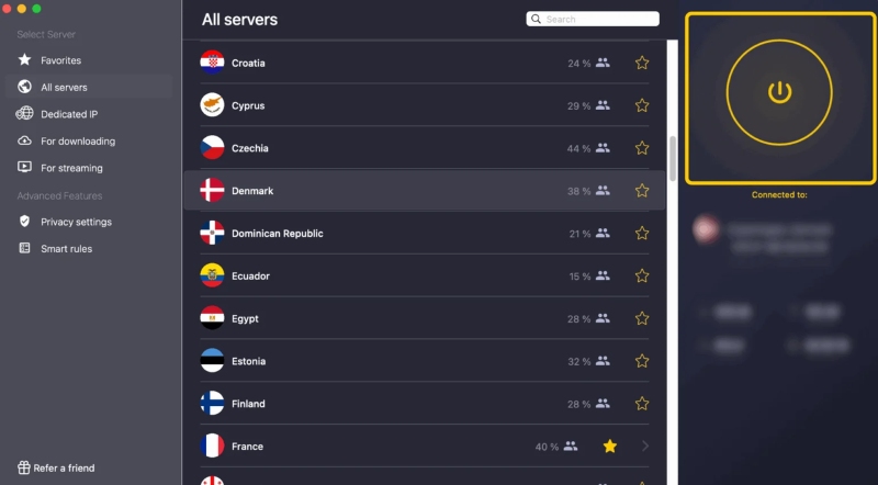 VPN bei APP deaktivieren