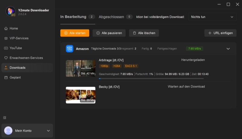 Y2Mate Amazon Prime Video Downloader im Test