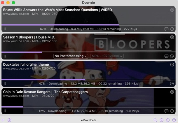 YouTube Downloader MacOS Downie