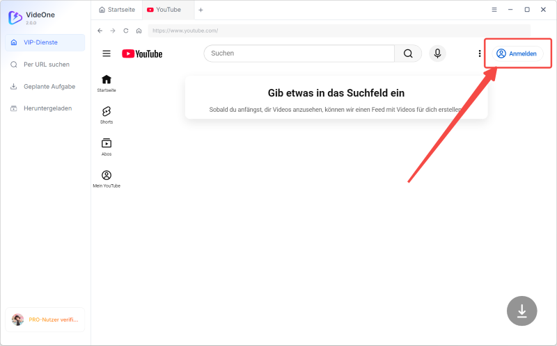 YouTube Konto sich anmelden
