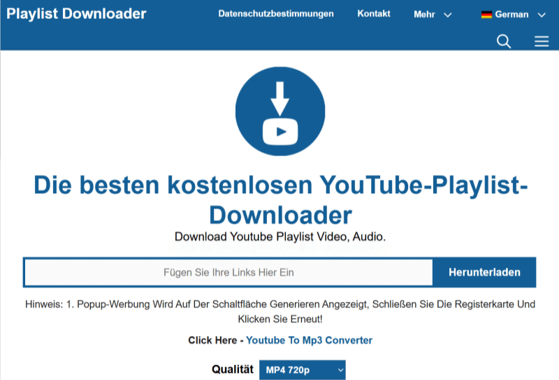 YouTube Playlist Downloader Online Free