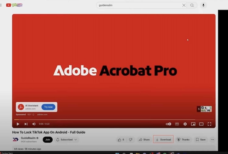 YouTube Premium Video auf PC downloaden
