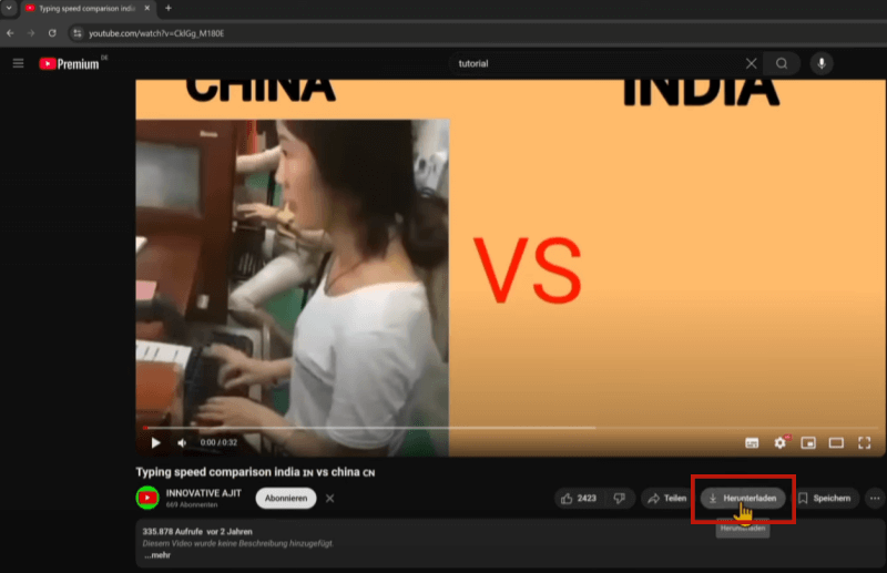 YouTube Video auf Mac download mit Premiun