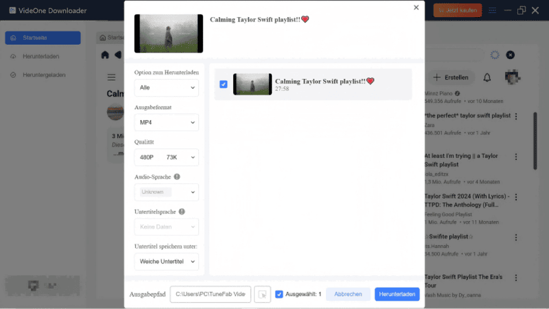 YouTube Video Parameter schnell einstellen